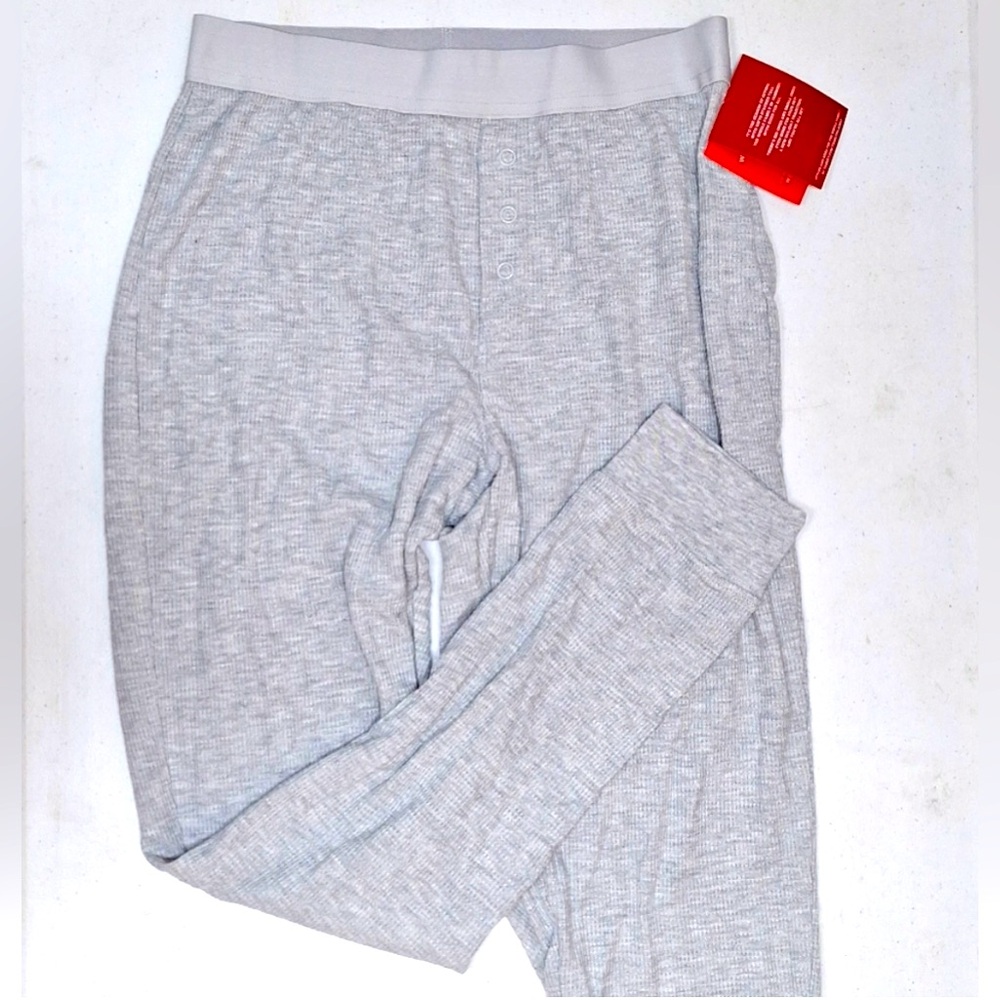Wondershop Men's Thermal Lightweight Winter Pajama Pants Gray New!